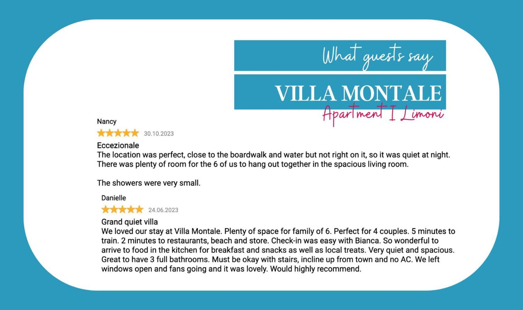 Villa Montale Apartment I Limoni 몬테로소 알 마레 외부 사진