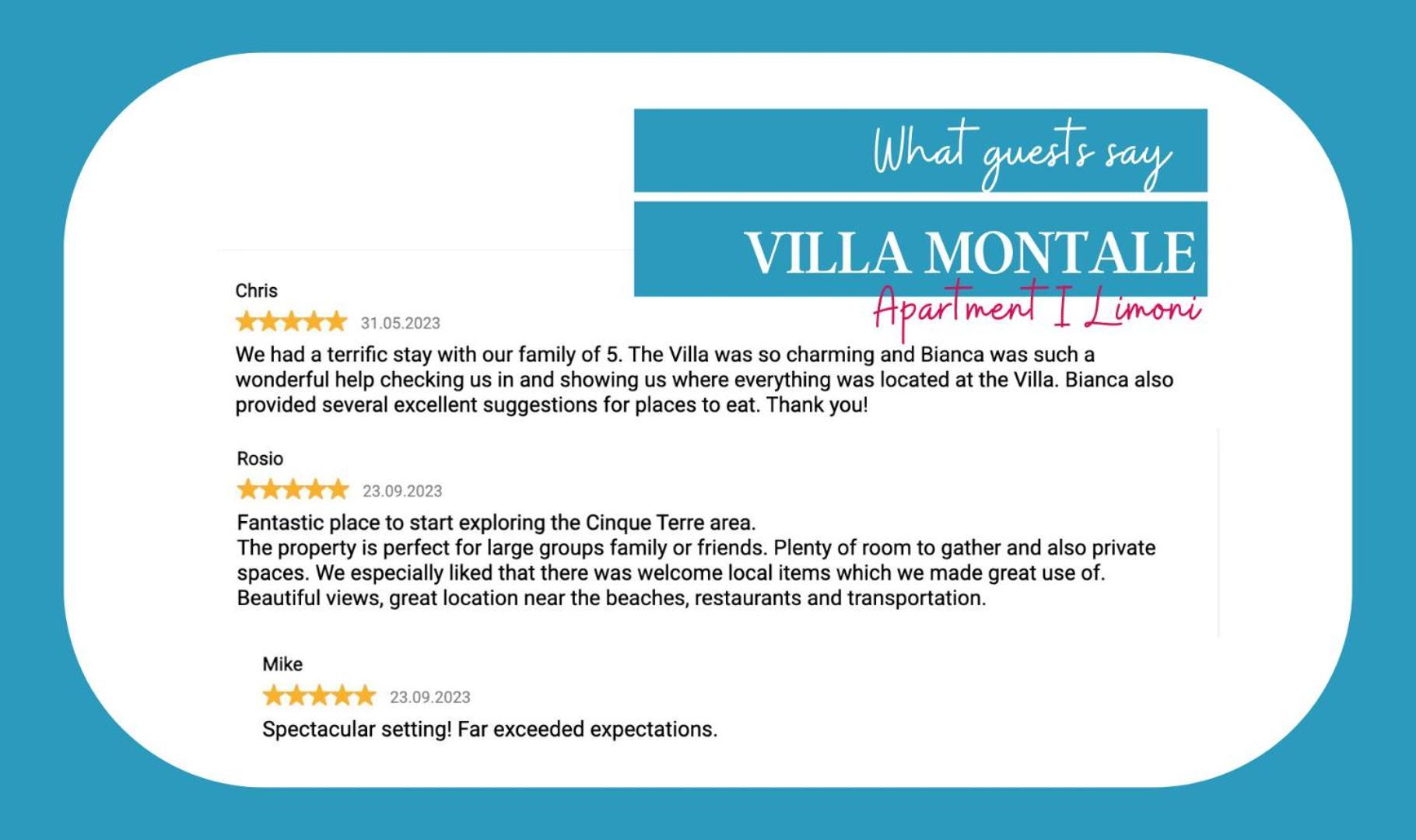 Villa Montale Apartment I Limoni 몬테로소 알 마레 외부 사진